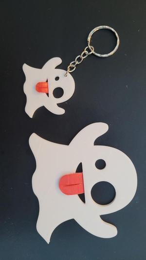 Ghost Emoji & Ghost Emoji keychain