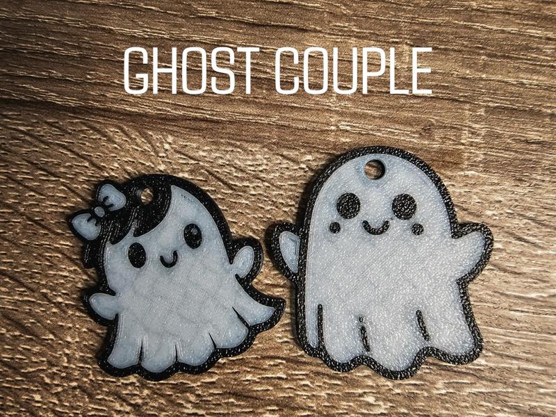 Keychain - Ghost couple