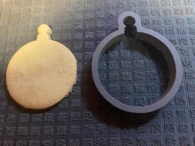Christmas tree bulb 4 Inch Cookie Cutter!