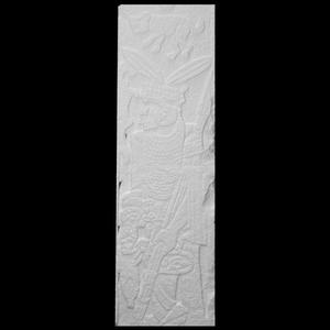 Stele with character from Chichen Itza