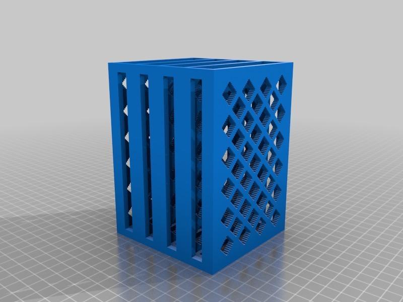 (3D Slash) hdd_rack_x_4_thingiverse