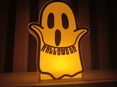 fantasma vela halloween