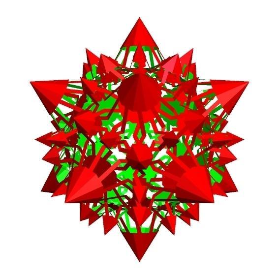 ESCHER 2.0 TRUNCATED ICOSIDODECAHEDRAL POLYKNOT 1