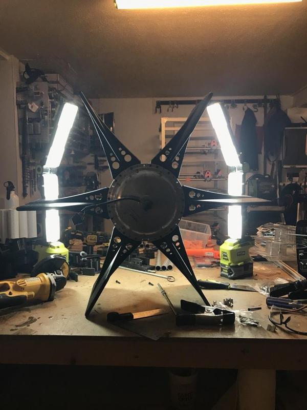 Paddle Wheel for eBike Hub Motor (9C front hub)