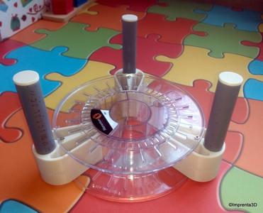 Stool made with an empty spool