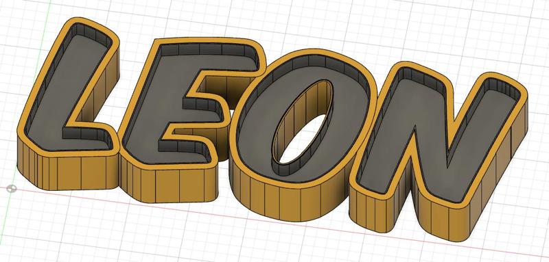 LED NAME SIGN - LEON (GIFT/ DECO/ DESIGN)