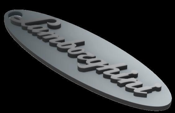 Lamborghini keychain