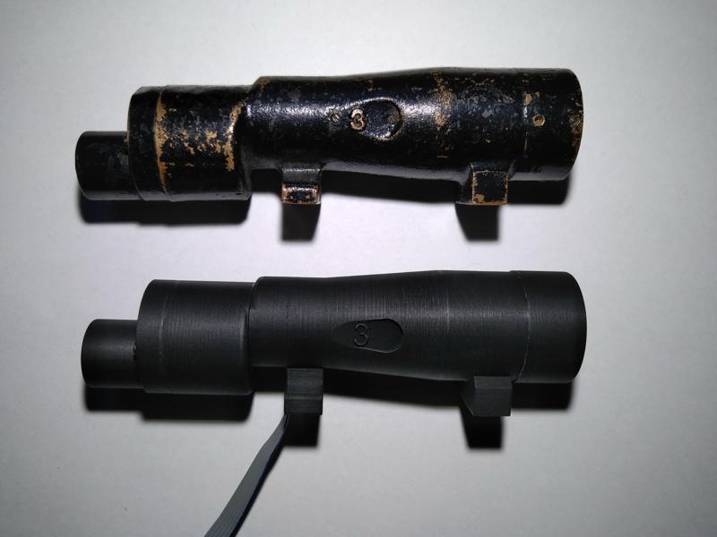 M38 scope for Stormtrooper E-11 Blaster electronic friendly