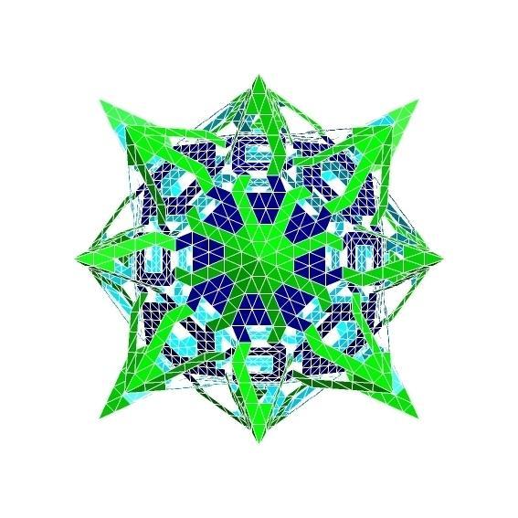 ESCHER STAR TRUNCATED CUBOCTAHEDRAL POLYKNOT 1