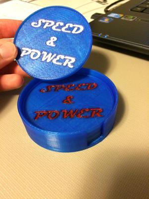 Speed & Power - Coaster & Caddy