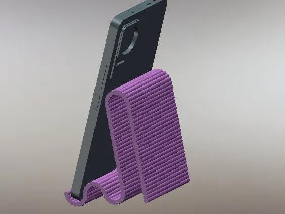 Minimalist Wave Phone Holder