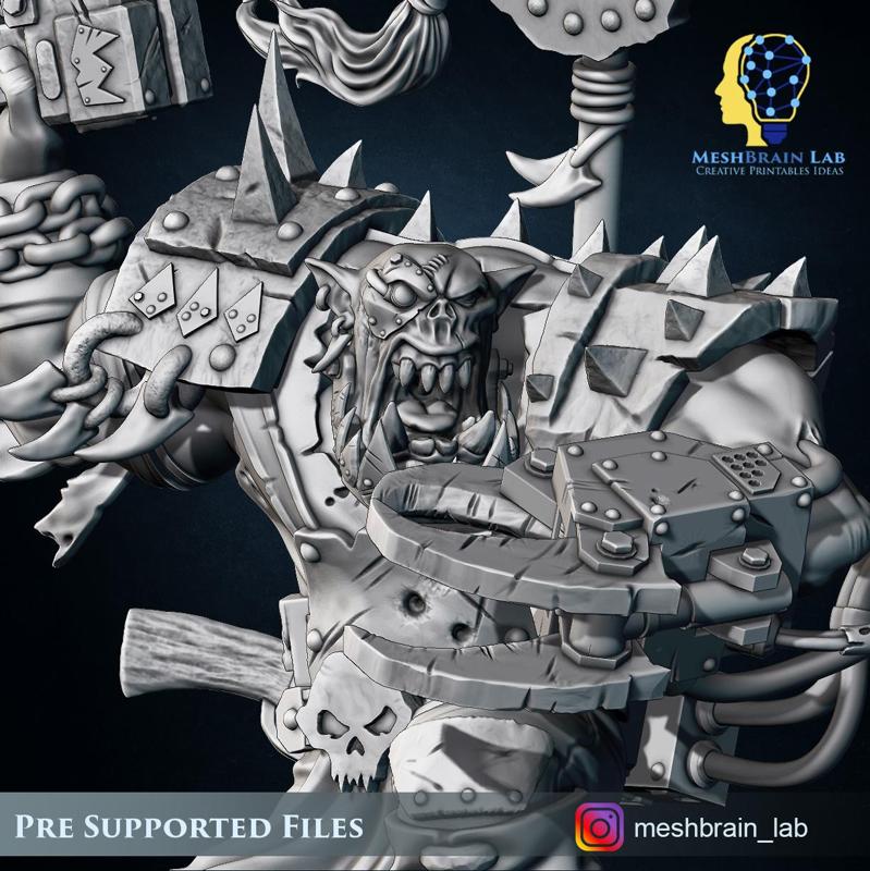 Ork Warboss with battle claw