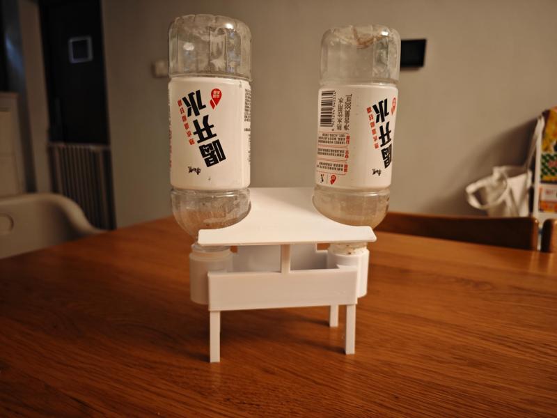 Poultry Drinker (Double Bottle, Enlarged, with Lid to Prevent Defecation)