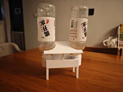 Poultry Drinker (Double Bottle, Enlarged, with Lid to Prevent Defecation)