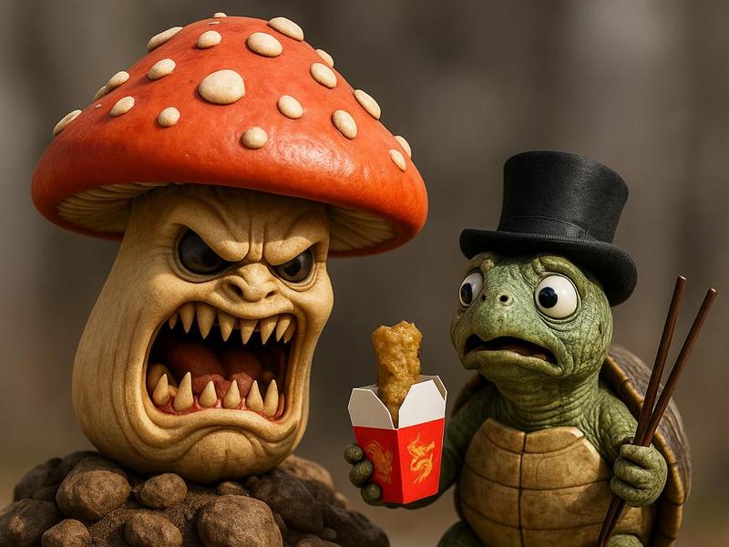 Killerpilz meets Chinese turtle