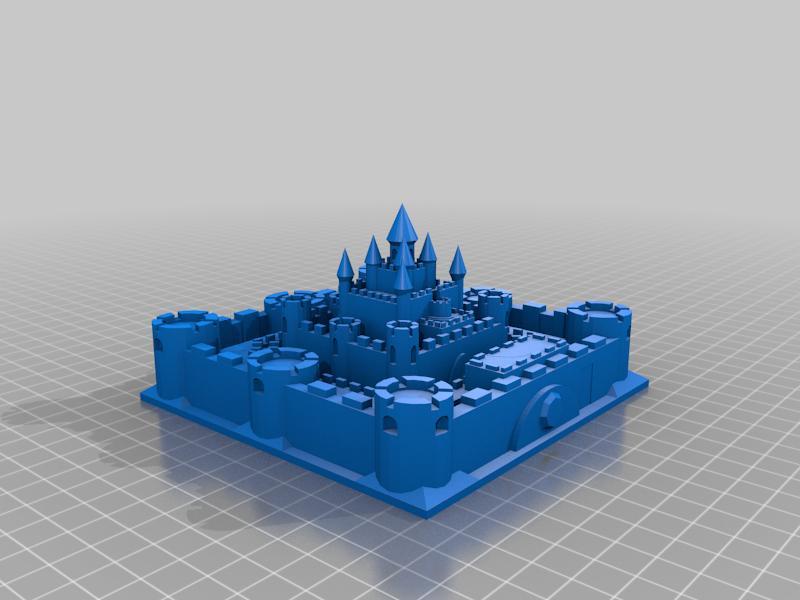 3D Castle 2.0 Model