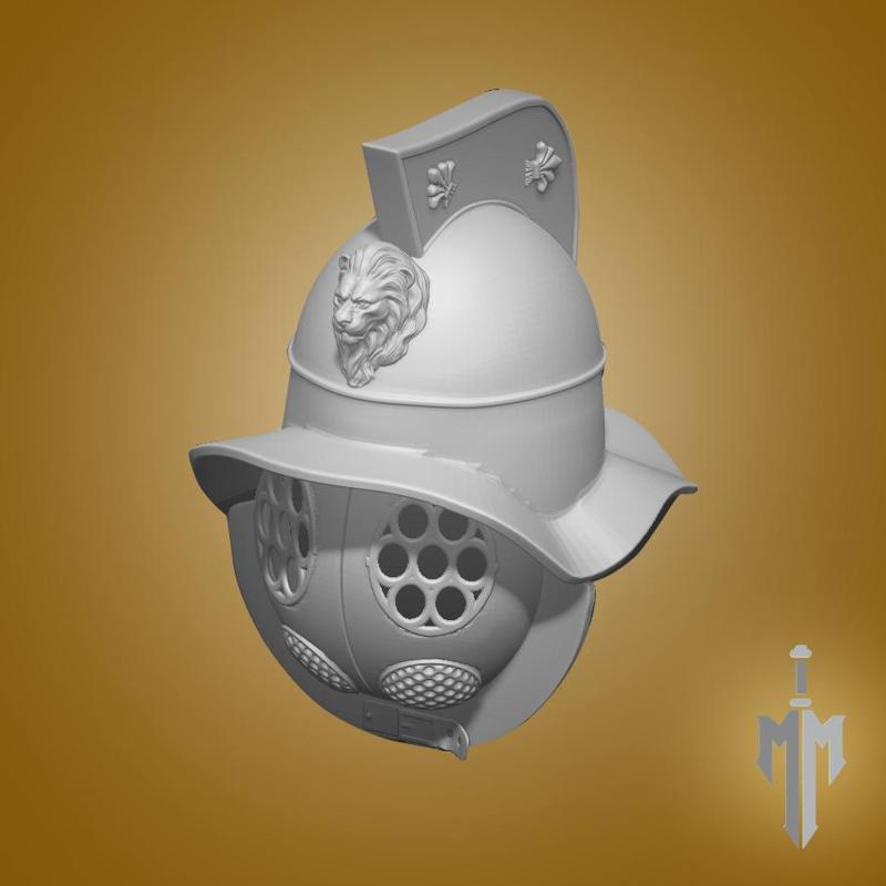 HELMET GLADIATOR THRACIAN - MOTU, MOTUC & MYTHIC LEGIONS