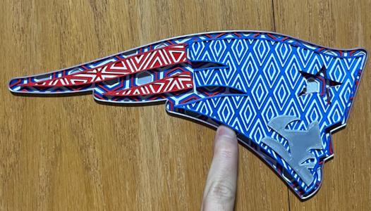 New England Patriots Dimensional Mosaic 2.0