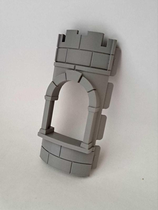 Steck Curved Wall from the round tower from Playmobil 3666