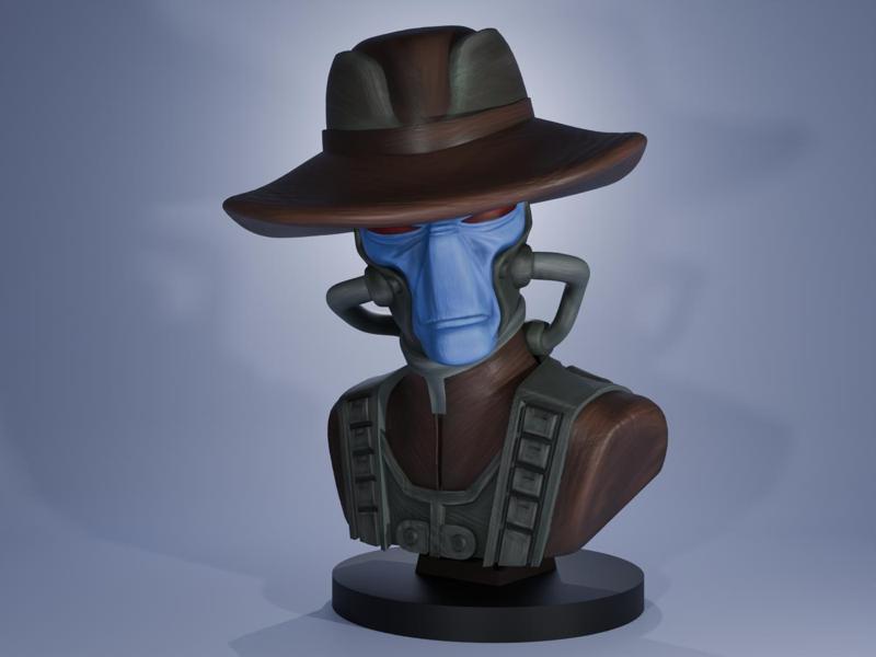 Cad Bane Bust Statue - Star Wars The Clone Wars / The Bad Batch