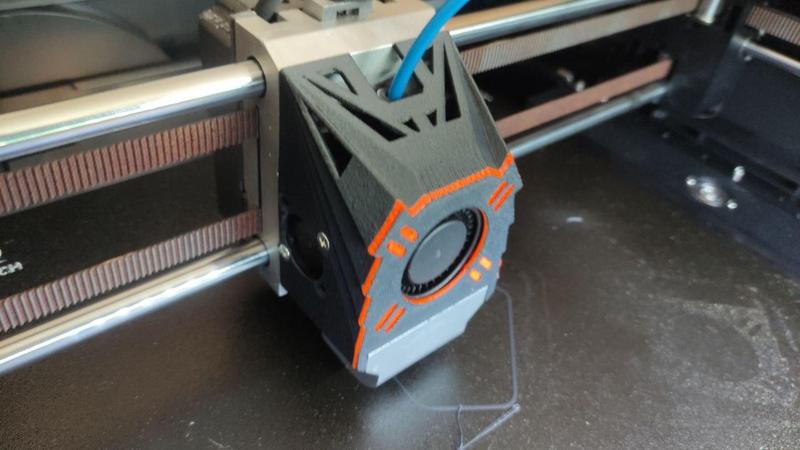 QIDI X Max 3  New Front and rear head casing with fan2510