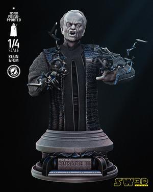PALPATINE BUST - TESTED AND READY FOR 3D PRINTING