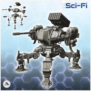 Aenar combat robot (16) - Future Sci-Fi SF Post apocalyptic Tabletop Scifi Wargaming Planetary exploration RPG