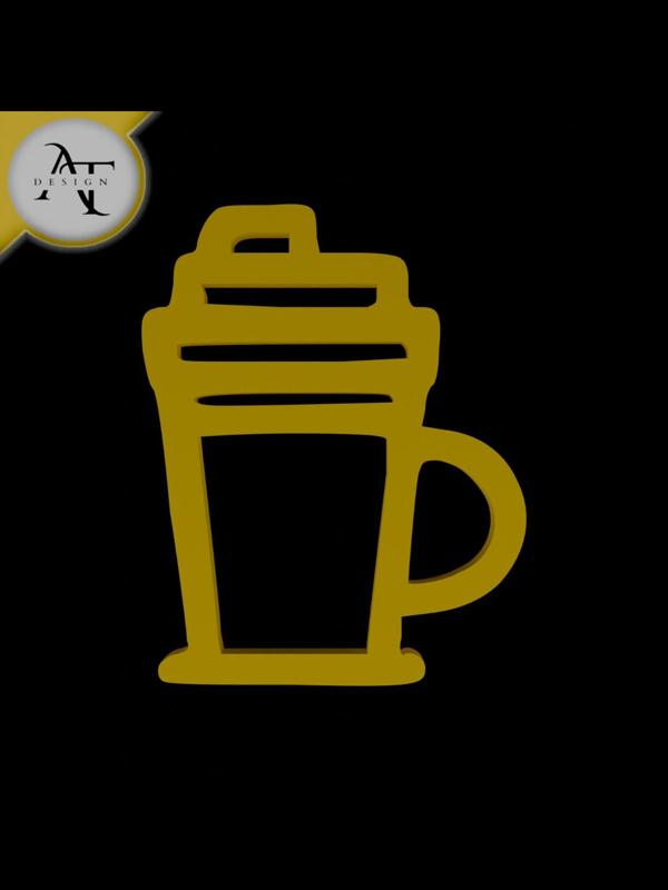 Simple Coffee Cup Symbol - 2D Art