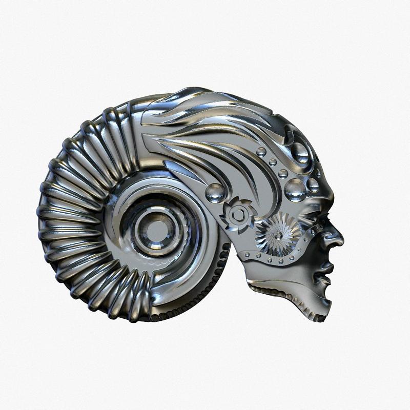 abstract head for casting