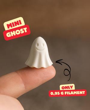 MINI GHOST (FAST PRINT, ONLY 0,95g) / HALLOWEEN DECOR