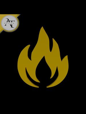 Simple Flame Symbol - 2D Art