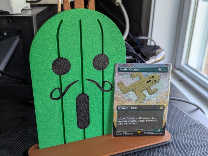 Cactuar Magic Card Display