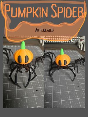 Articulated Pumpkin Spider.