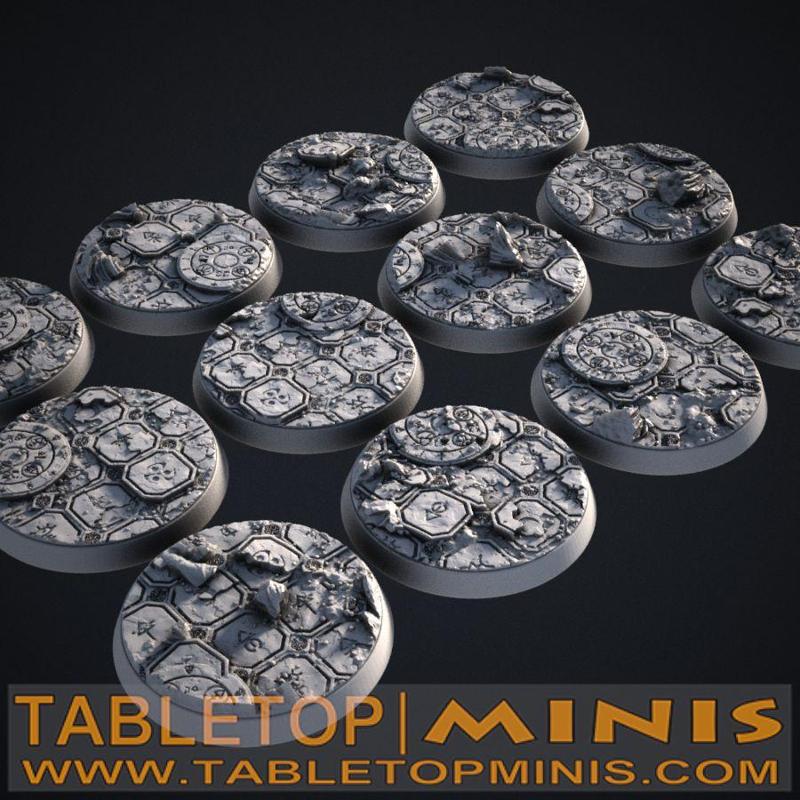Ancient Ruins 40mm Bases