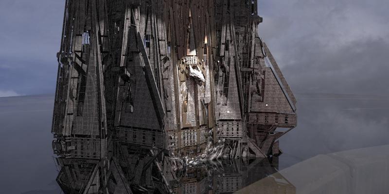 Dragon Emperor Tower Ruin Kit bash