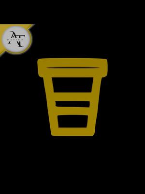 Simple Coffee Cup Symbol - 2D Art