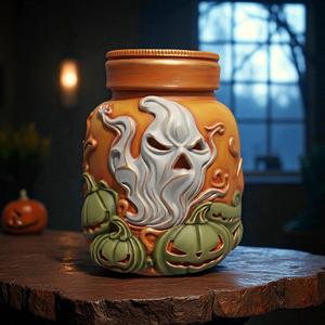  Halloween Ghost Jar V2