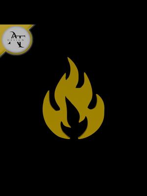 Simple Flame Symbol - 2D Art