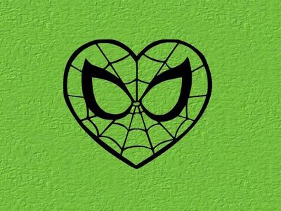 spiderman decoration heart love marvel wall decoration wall mural painting