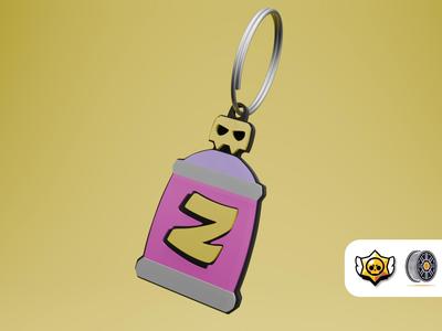 Emz Spray Can | Brawl Stars Keychain Series (AMS)