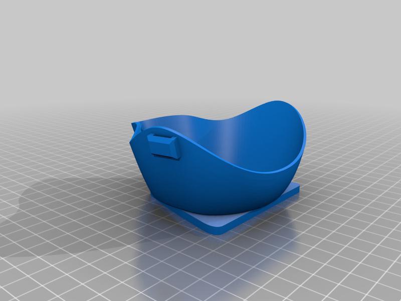 Air mask Openmask (by Grennet) remized, hole for elastic.