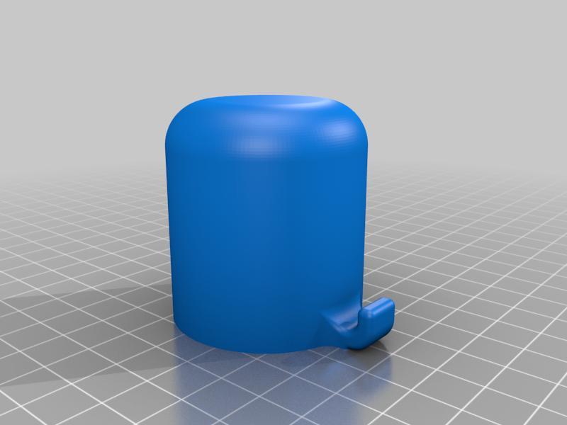 Chain-Link Fencepost Cover with Hook