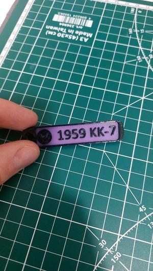 VW keychain for keys