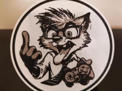 gamer fox coaster