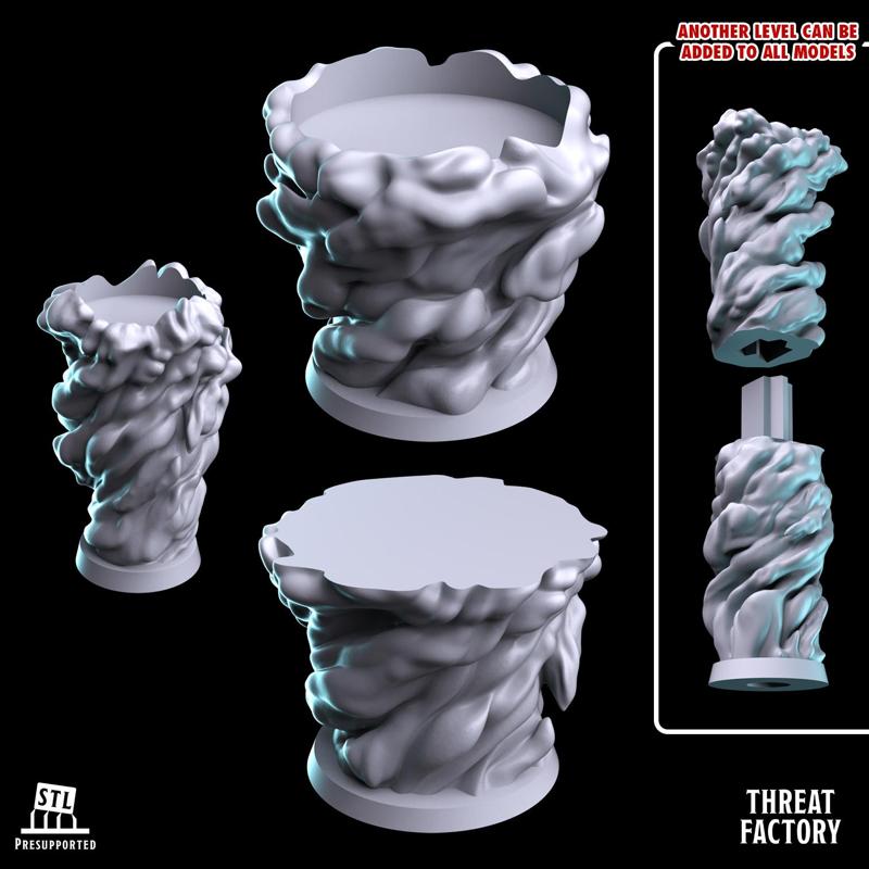 Modular flying bases