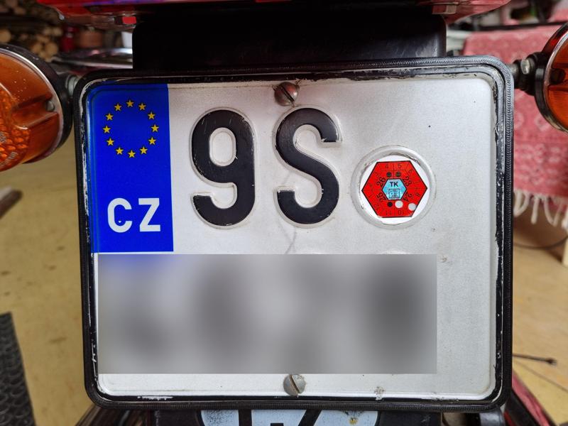 License Plate Frame SPZ