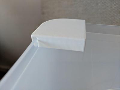 Feet for IKEA SAMLA boxes