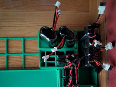 Gridfinity holders for Flywoo Batteries