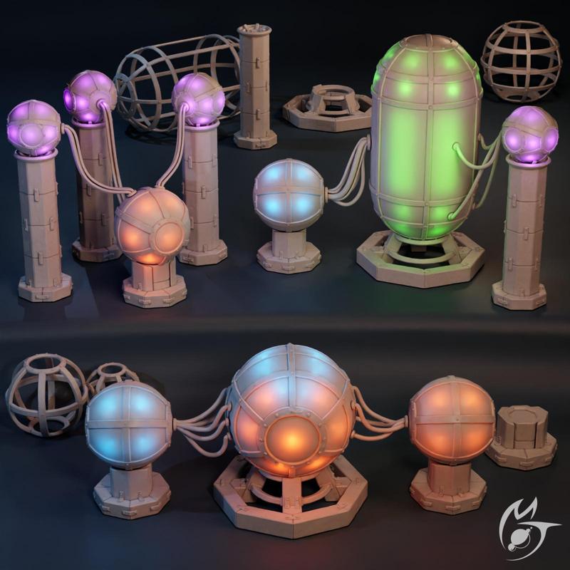 Alchemical-Monster Tanks - Scatter Terrain