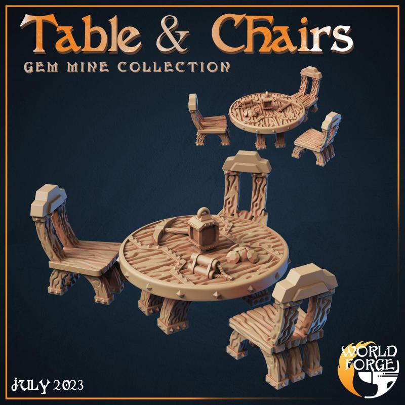 Mine Table & Chairs